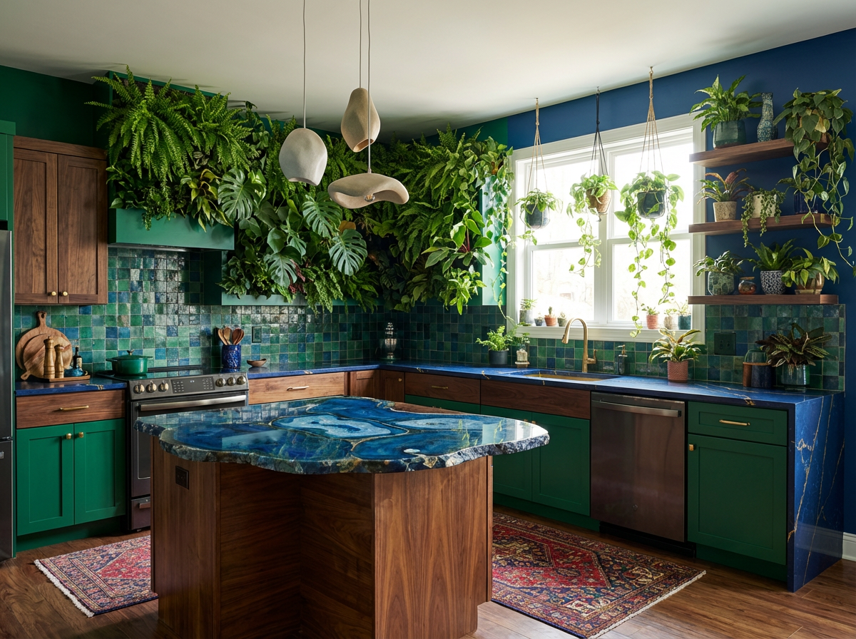 Biophilic kitchen